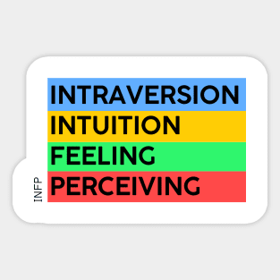 INFP - MBTI 16 personalities test Sticker